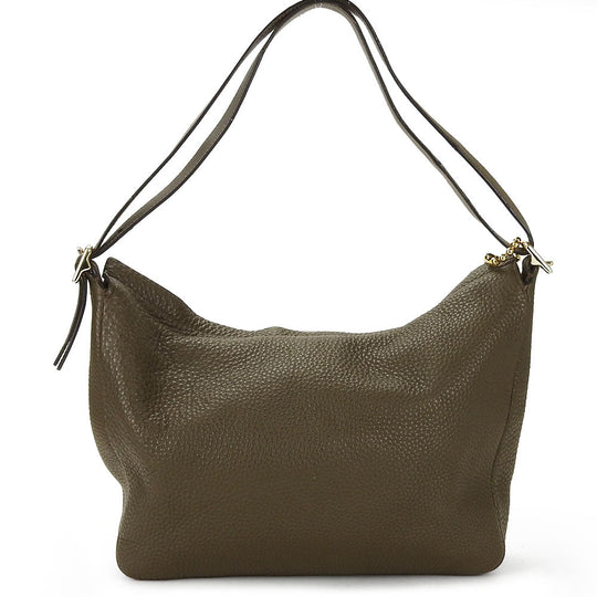 COACH Shoulder Bag 32264 leather Brown Women Used Authentic