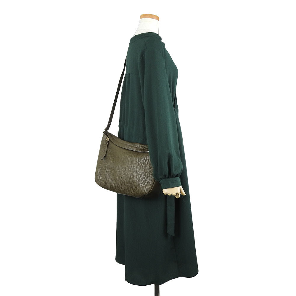 COACH Shoulder Bag 32264 leather Brown Women Used Authentic