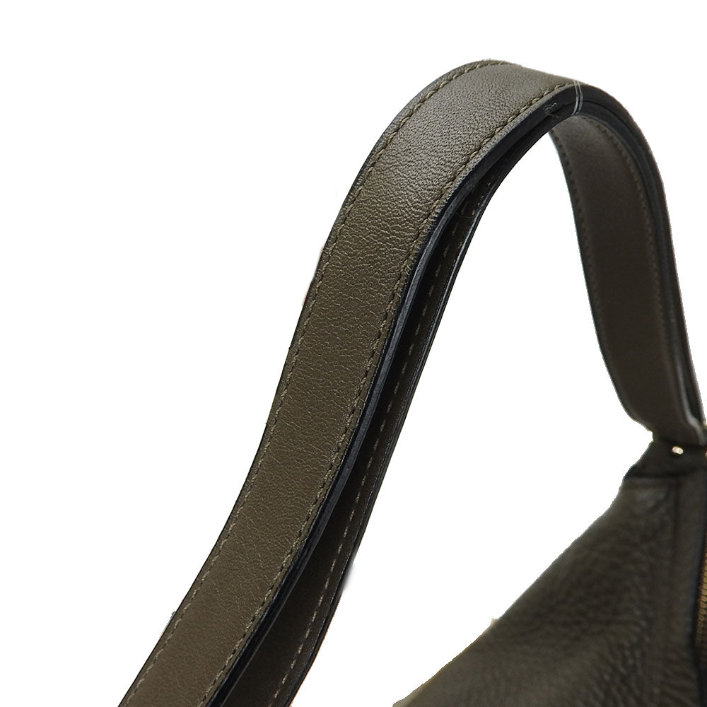 COACH Shoulder Bag 32264 leather Brown Women Used Authentic