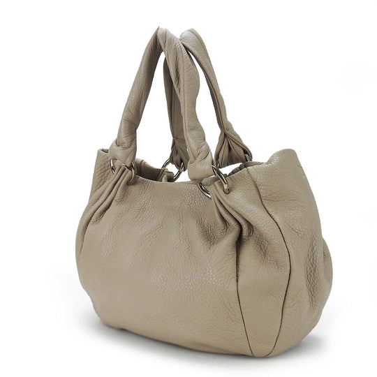 Furla Tote Bag F5191 leather beige Women Used Authentic