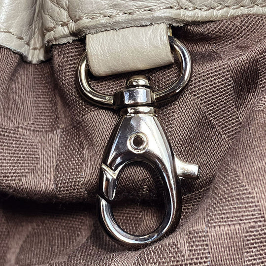 Furla Tote Bag F5191 leather beige Women Used Authentic