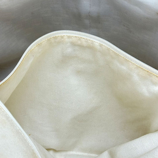 LOEWE Tote Bag Canvas, Leather beige anagram Women Used Authentic
