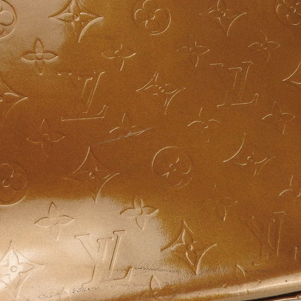 LOUIS VUITTON Tote Bag M91134 Monogram Vernis Brown Columbus Women Used Authentic