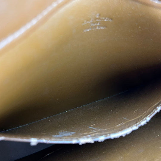 LOUIS VUITTON Tote Bag M91134 Monogram Vernis Brown Columbus Women Used Authentic