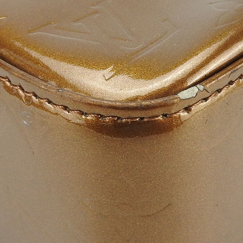 LOUIS VUITTON Tote Bag M91134 Monogram Vernis Brown Columbus Women Used Authentic