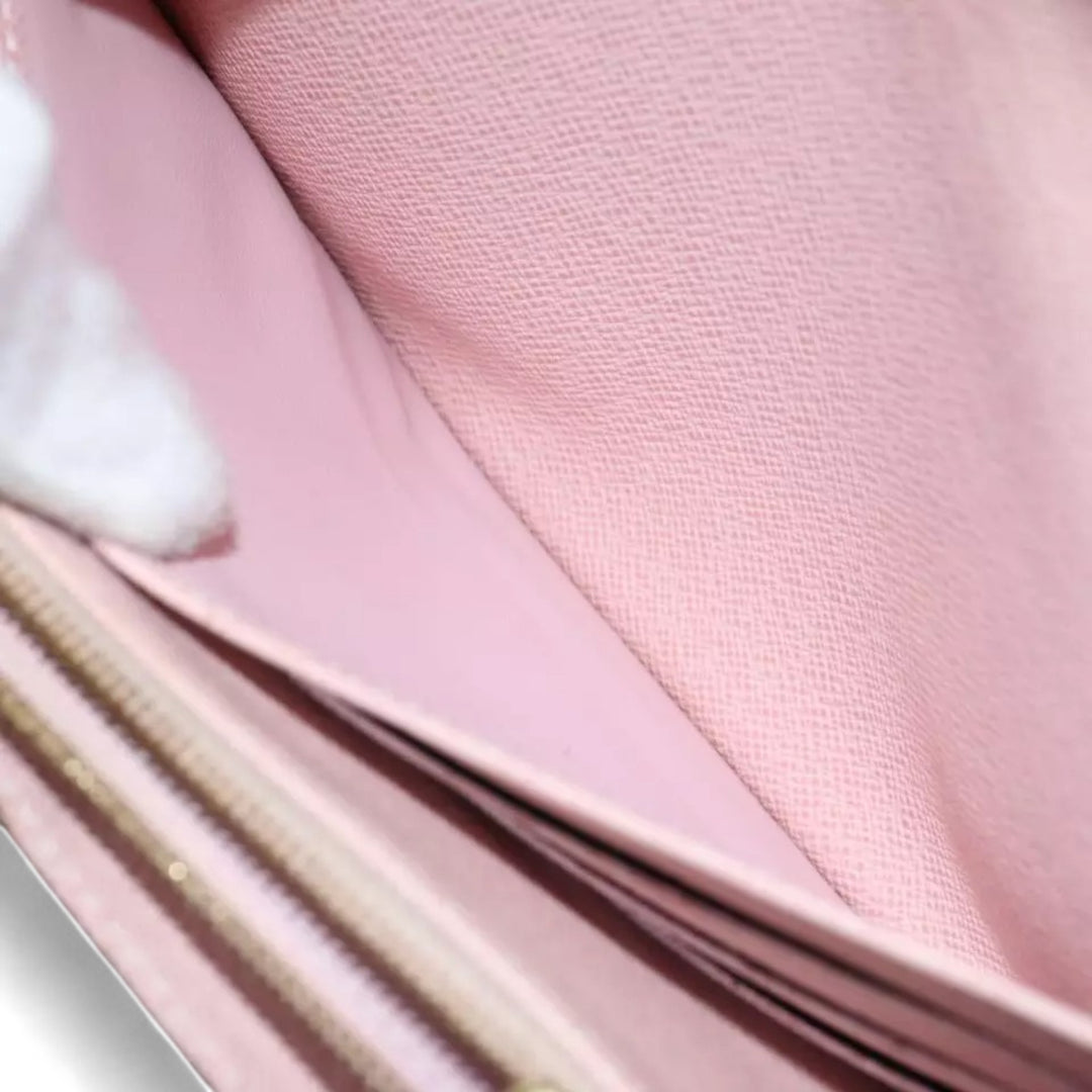 Louis Vuitton Monogram Sarah Wallet Rose Ballerine Long Pink Women