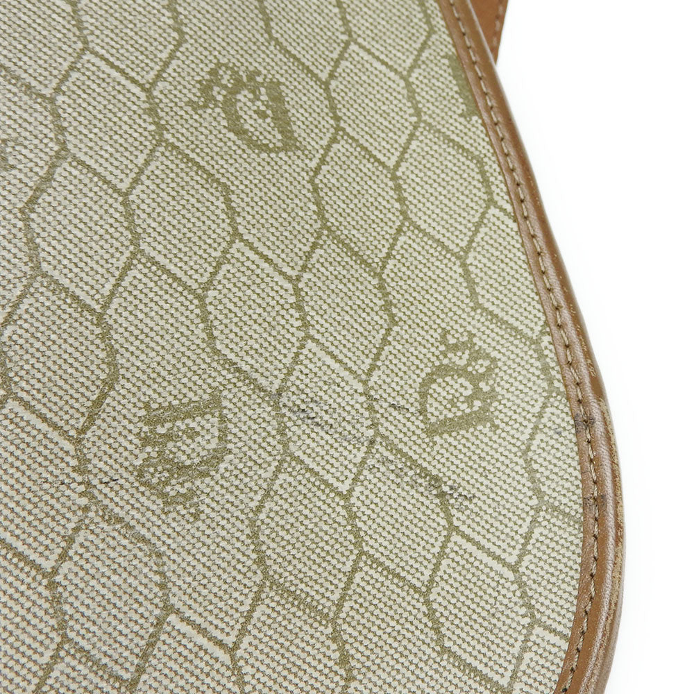 Christian Dior Shoulder Bag PVC, Leather beige Women Used Authentic