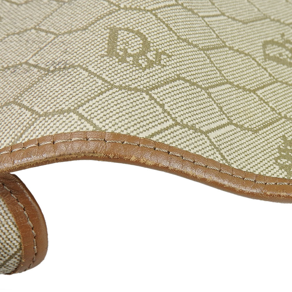 Christian Dior Shoulder Bag PVC, Leather beige Women Used Authentic