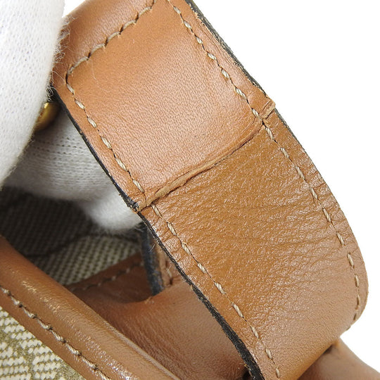 Christian Dior Shoulder Bag PVC, Leather beige Women Used Authentic