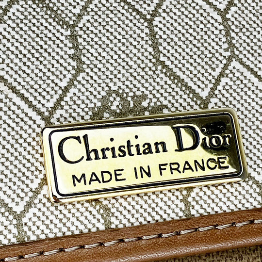 Christian Dior Shoulder Bag PVC, Leather beige Women Used Authentic