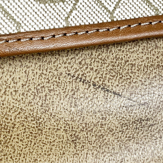Christian Dior Shoulder Bag PVC, Leather beige Women Used Authentic