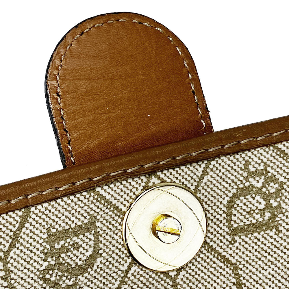 Christian Dior Shoulder Bag PVC, Leather beige Women Used Authentic