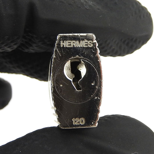 HERMES Cadena metal Silver unisex(Unisex) Used Authentic
