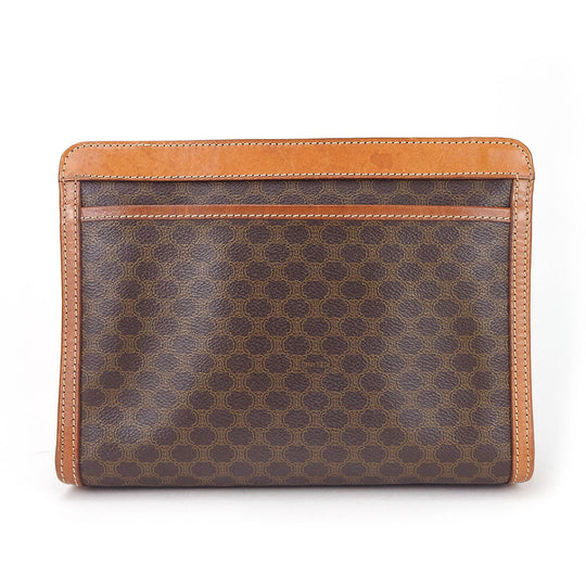 CELINE business bag PVC, Leather Brown Women Used Authentic