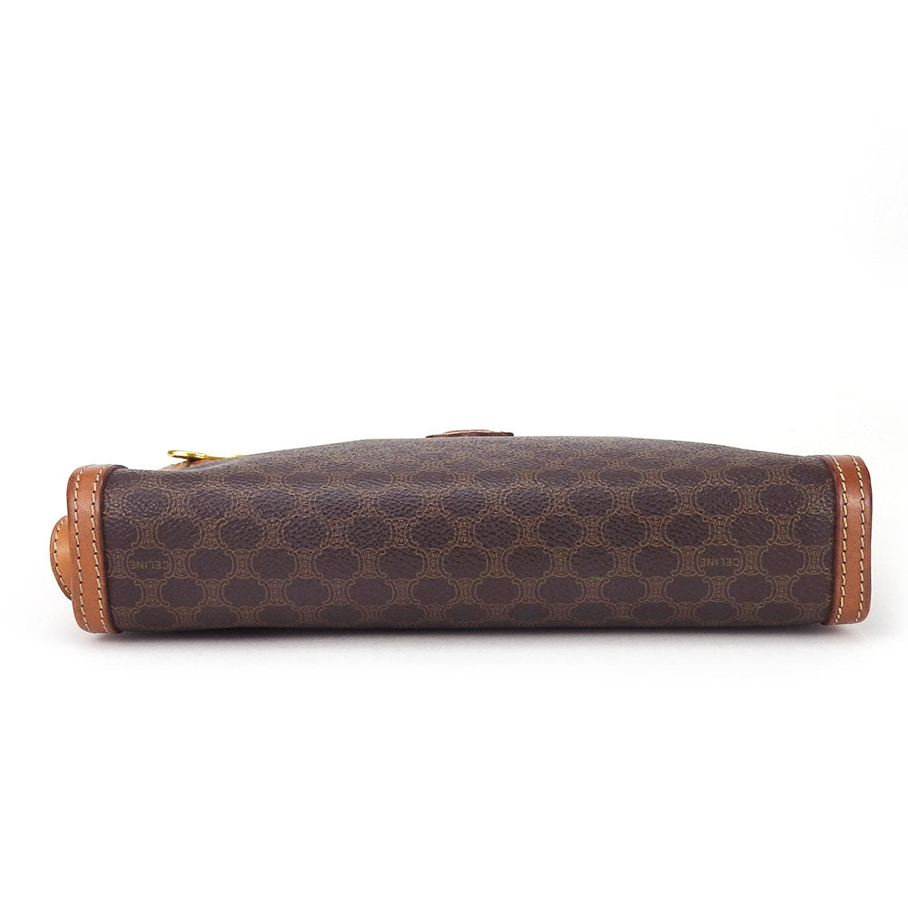 CELINE business bag PVC, Leather Brown Women Used Authentic