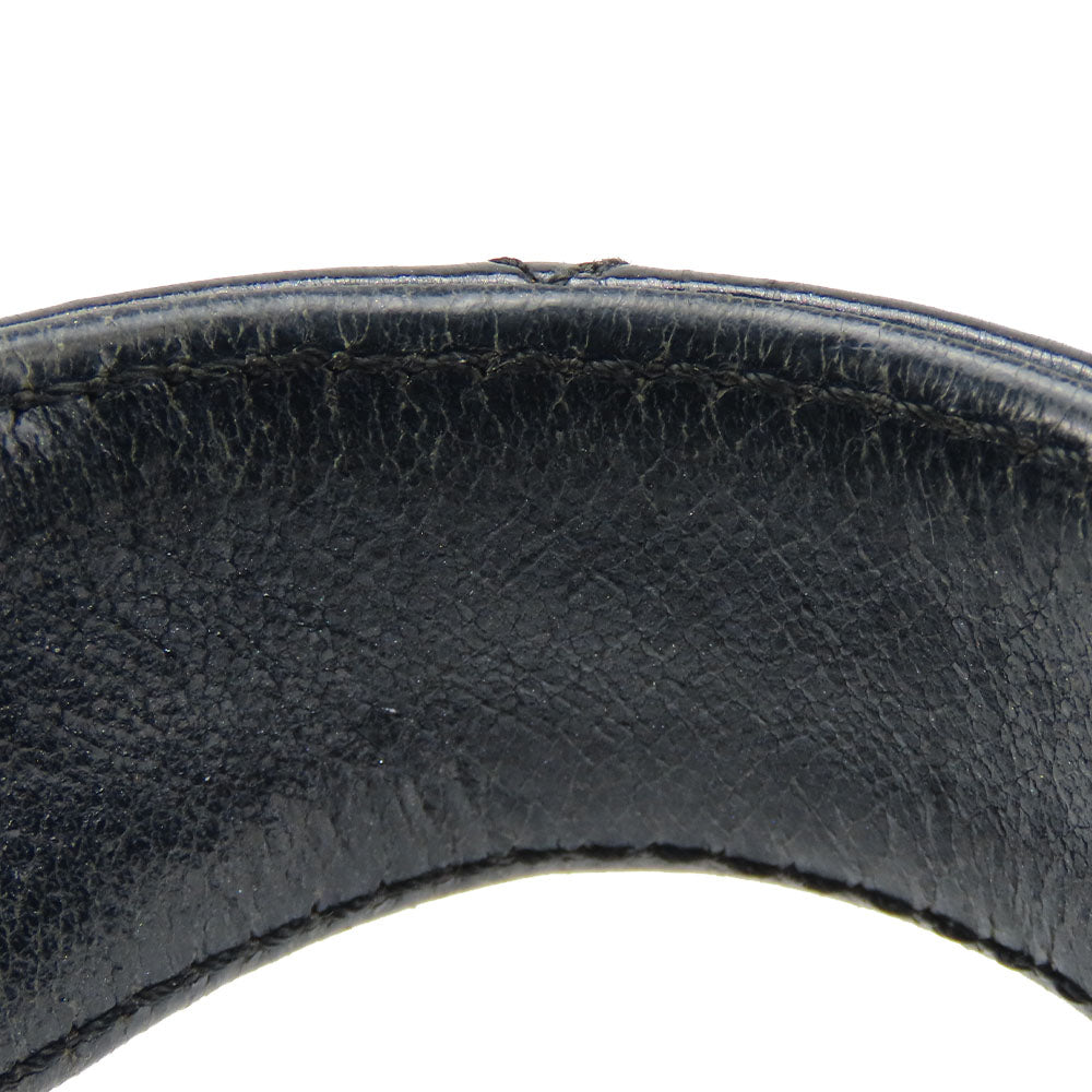 CHANEL Handbag enamel black Women Used Authentic
