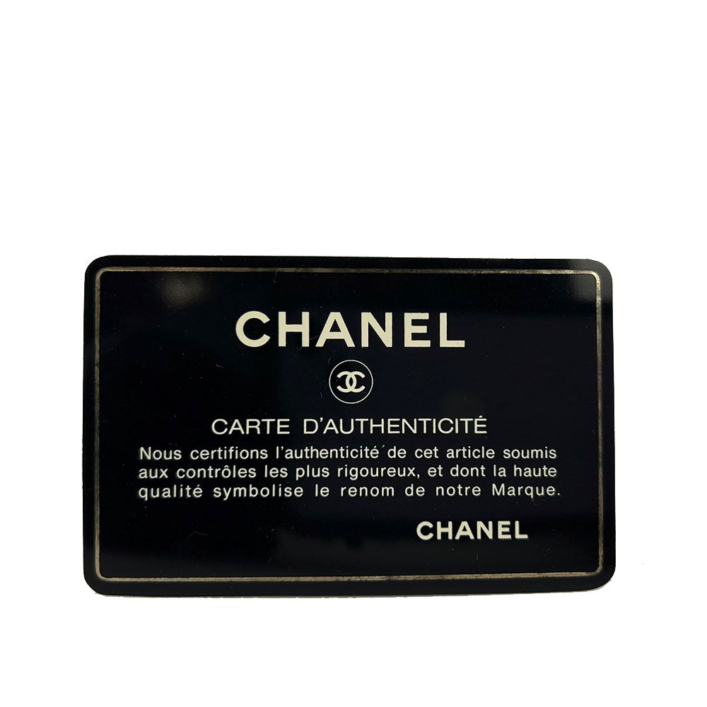 CHANEL Shoulder Bag lambskin black Mini matrasse Women Used Authentic