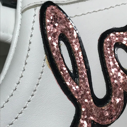 DOLCE&GABBANA sneakers leather White x Beige Pink PORTOFINO Portofino Collection Women 36 Used Authentic