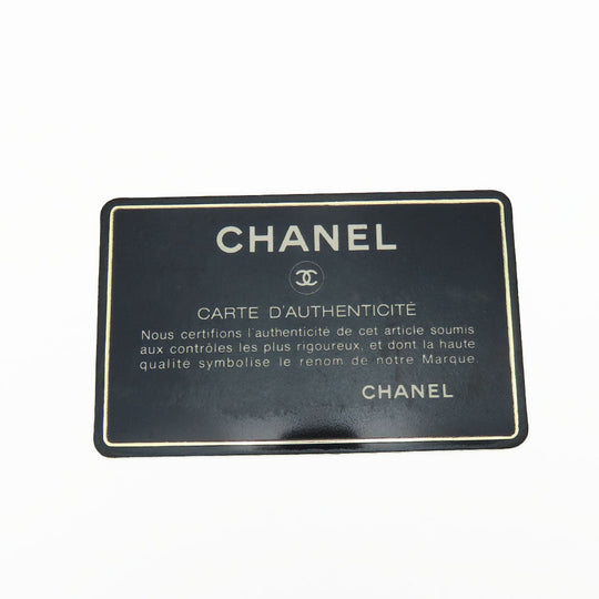 CHANEL Shoulder Bag lambskin Red Chain Bicolole Women Used Authentic