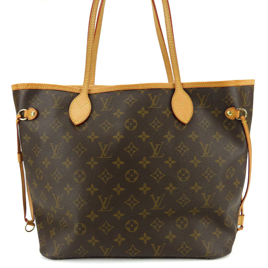 LOUIS VUITTON Tote Bag M40156 Monogram Brown Neverfull MM Monogram Women Used Authentic