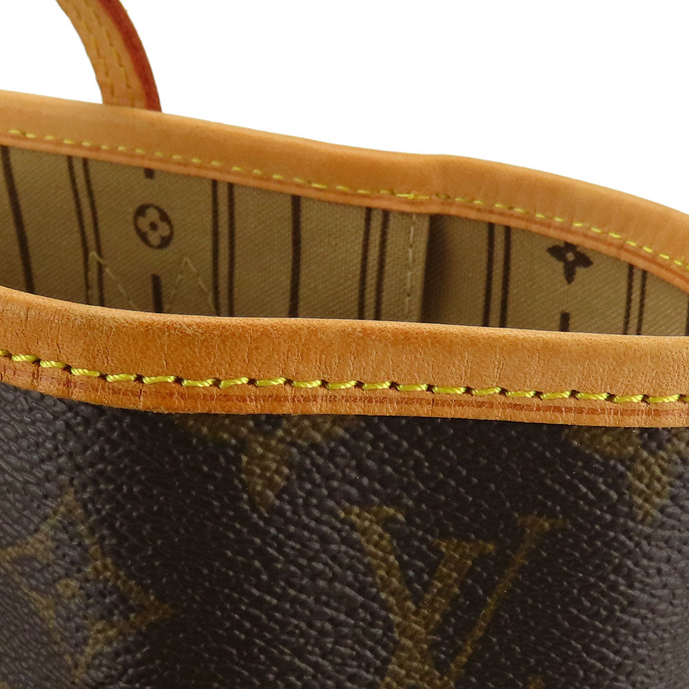 LOUIS VUITTON Tote Bag M40156 Monogram Brown Neverfull MM Monogram Women Used Authentic