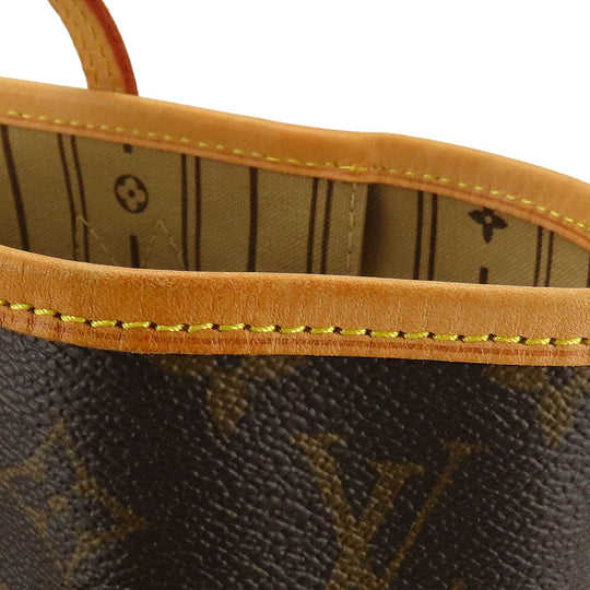 LOUIS VUITTON Tote Bag M40156 Monogram Brown Neverfull MM Monogram Women Used Authentic