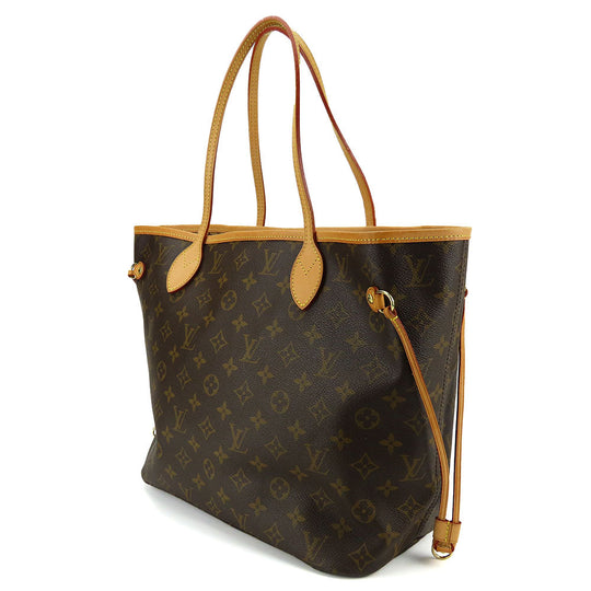 LOUIS VUITTON Tote Bag M40156 Monogram Brown Neverfull MM Monogram Women Used Authentic
