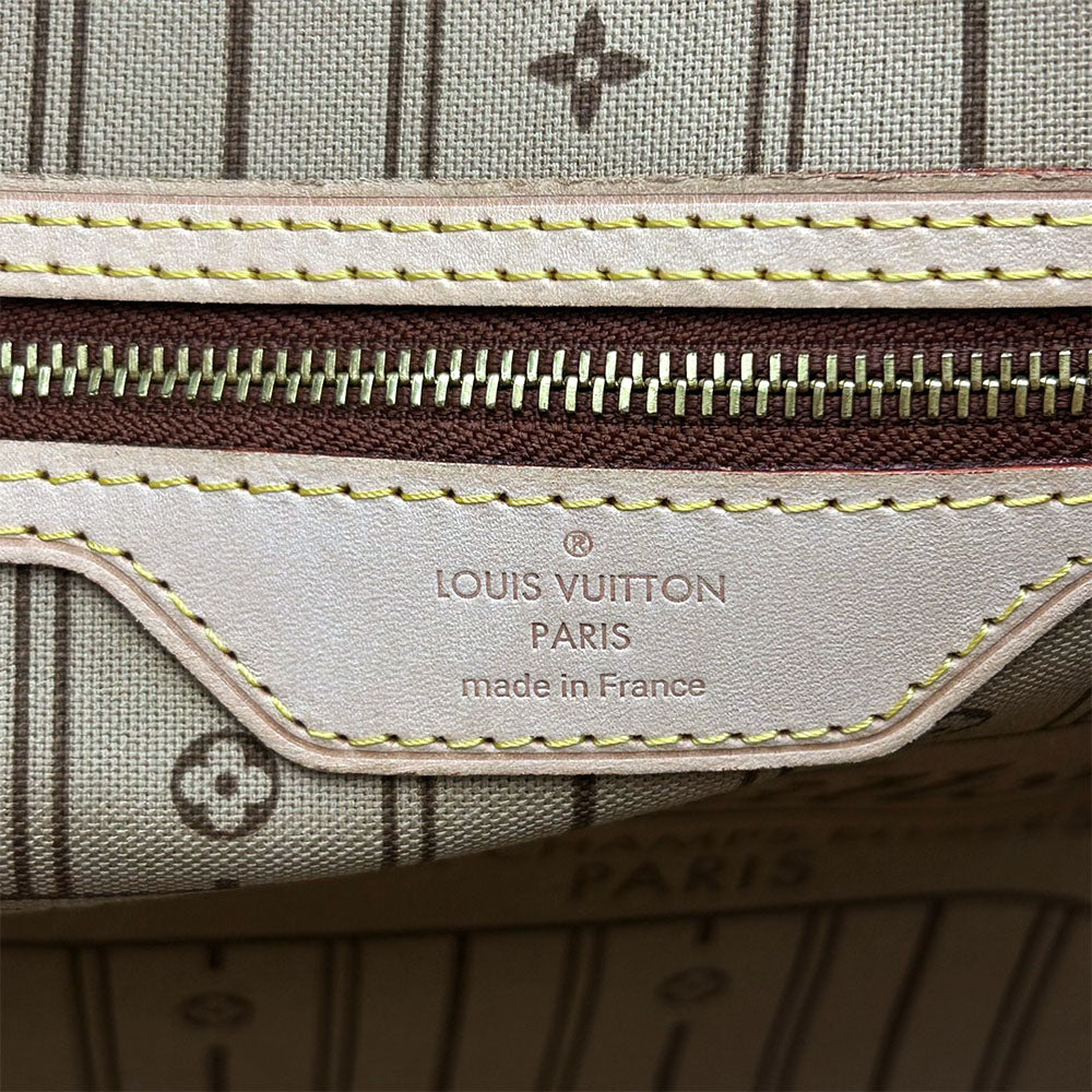 LOUIS VUITTON Tote Bag M40156 Monogram Brown Neverfull MM Monogram Women Used Authentic