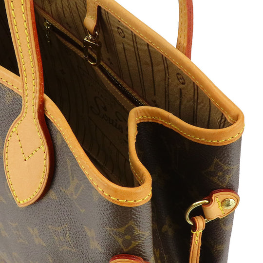 LOUIS VUITTON Tote Bag M40156 Monogram Brown Neverfull MM Monogram Women Used Authentic