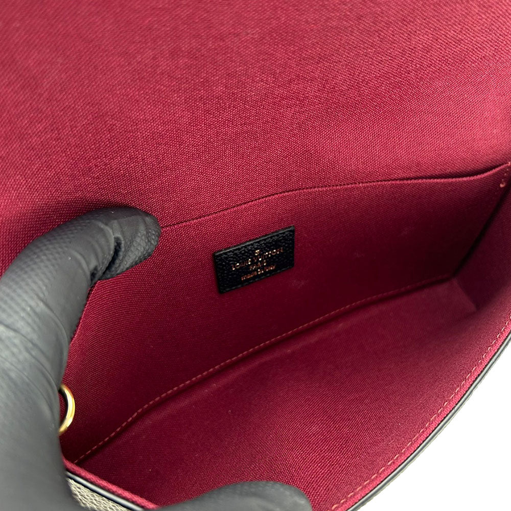 LOUIS VUITTON Shoulder Bag M82479 Monogram Ann Platt black Pochette Felice Women Used Authentic