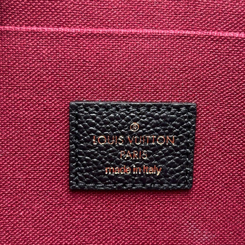 LOUIS VUITTON Shoulder Bag M82479 Monogram Ann Platt black Pochette Felice Women Used Authentic