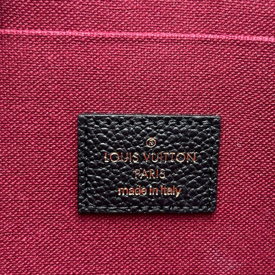 LOUIS VUITTON Shoulder Bag M82479 Monogram Ann Platt black Pochette Felice Women Used Authentic