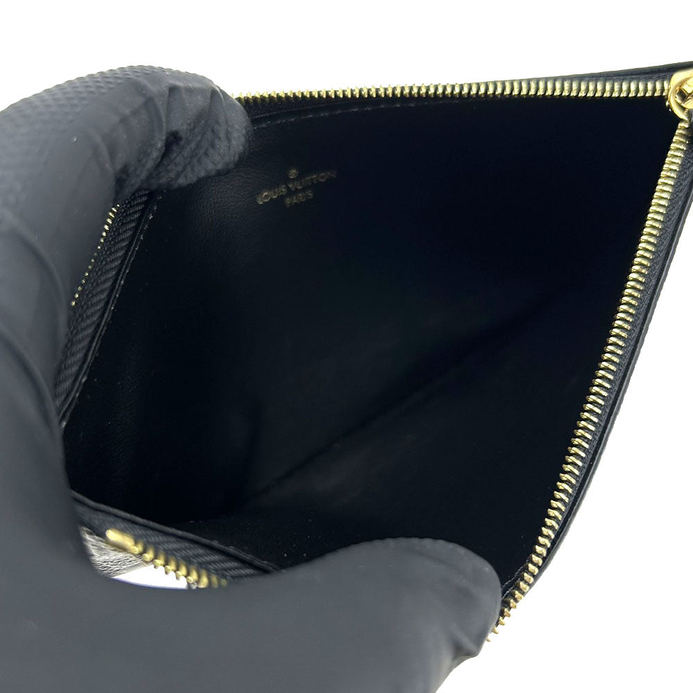 LOUIS VUITTON Shoulder Bag M82479 Monogram Ann Platt black Pochette Felice Women Used Authentic