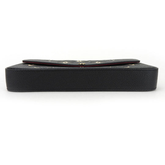 LOUIS VUITTON Shoulder Bag M82479 Monogram Ann Platt black Pochette Felice Women Used Authentic