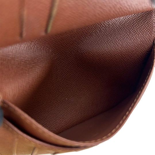 LOUIS VUITTON Bifold Wallet M61674 Monogram Brown Portefeuille Vienova Women Used Authentic
