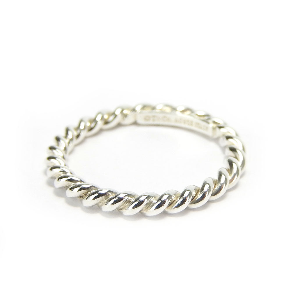 TIFFANY&Co. Ring Sterling Silver Silver Twist ring Women Used Authentic