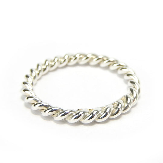 TIFFANY&Co. Ring Sterling Silver Silver Twist ring Women Used Authentic