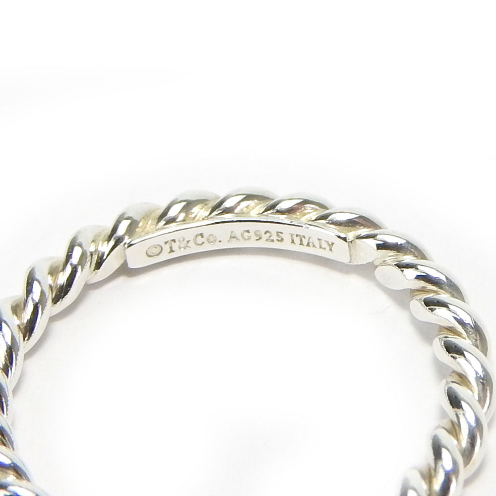 TIFFANY&Co. Ring Sterling Silver Silver Twist ring Women Used Authentic