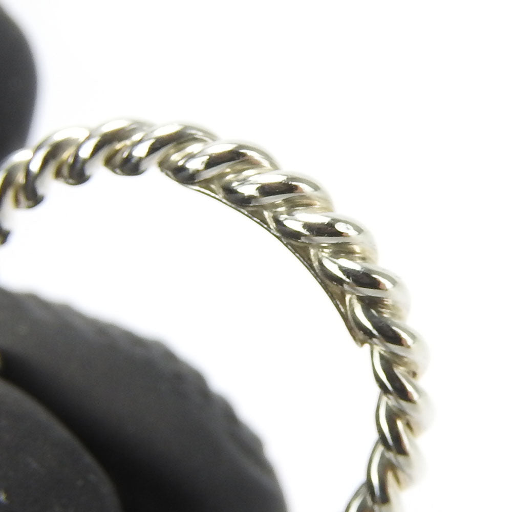 TIFFANY&Co. Ring Sterling Silver Silver Twist ring Women Used Authentic
