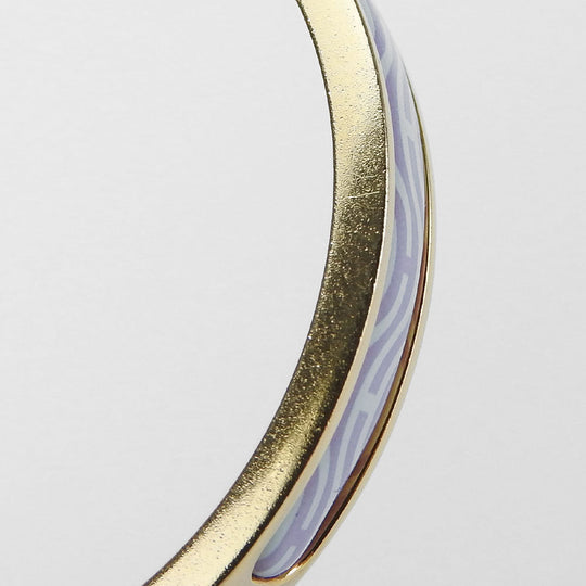 HERMES Bangle metal gold Chene Dunkle Mini Click Women Used Authentic