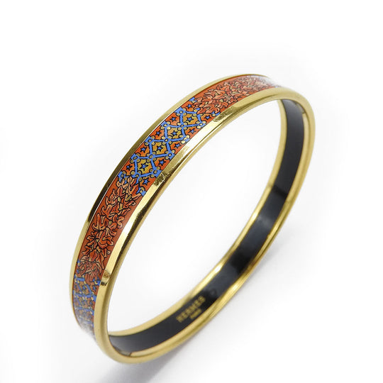 HERMES bracelet Metal, Cloisonne multicolor Emaille PM Women Used Authentic