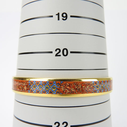 HERMES bracelet Metal, Cloisonne multicolor Emaille PM Women Used Authentic
