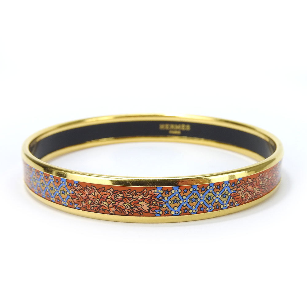 HERMES bracelet Metal, Cloisonne multicolor Emaille PM Women Used Authentic