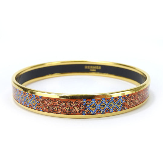 HERMES bracelet Metal, Cloisonne multicolor Emaille PM Women Used Authentic
