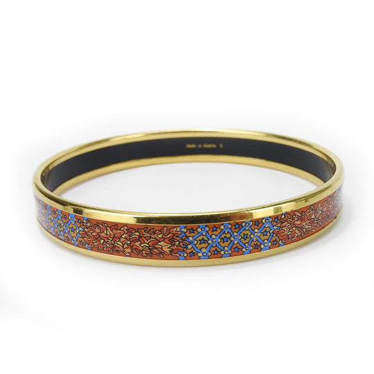 HERMES bracelet Metal, Cloisonne multicolor Emaille PM Women Used Authentic
