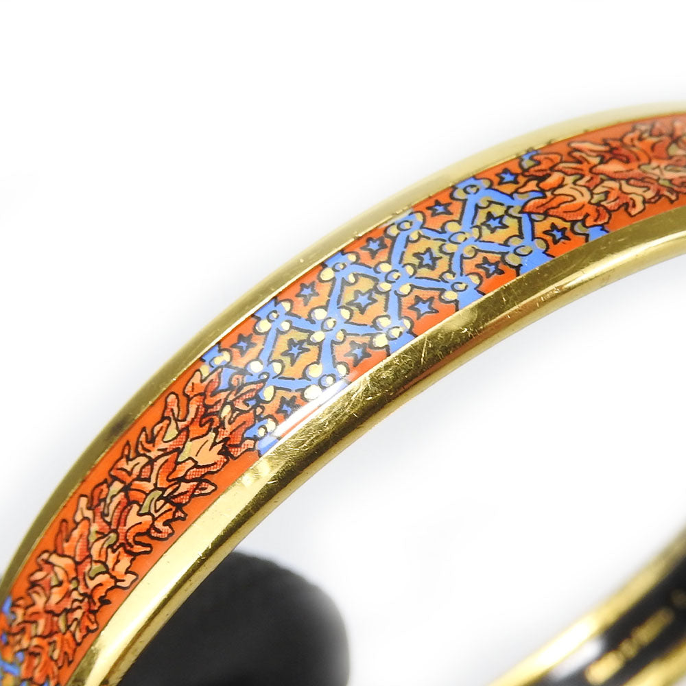HERMES bracelet Metal, Cloisonne multicolor Emaille PM Women Used Authentic