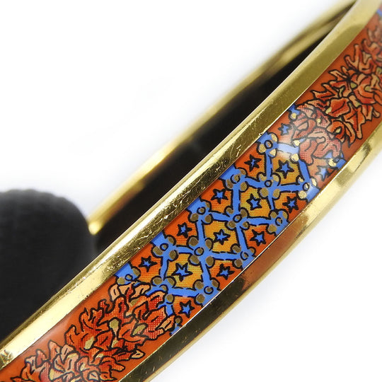 HERMES bracelet Metal, Cloisonne multicolor Emaille PM Women Used Authentic