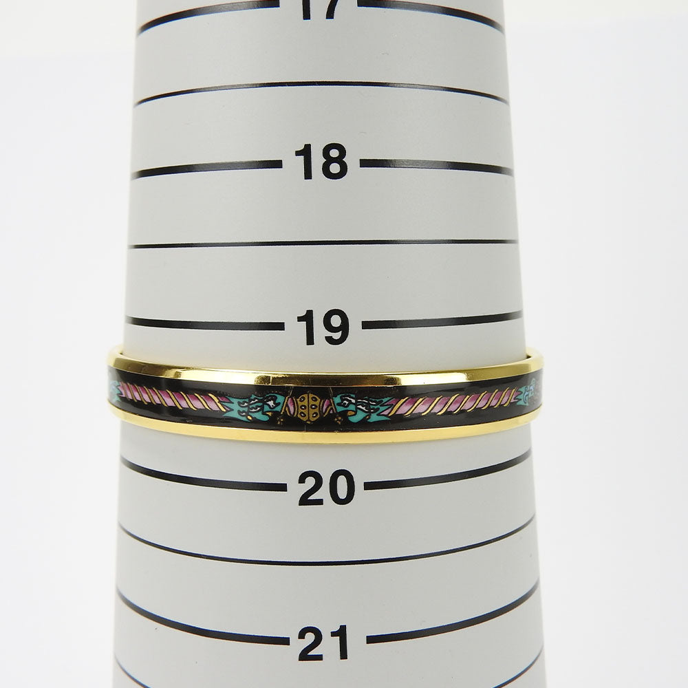 HERMES bracelet Metal, Cloisonne multicolor Emaille PM Women Used Authentic