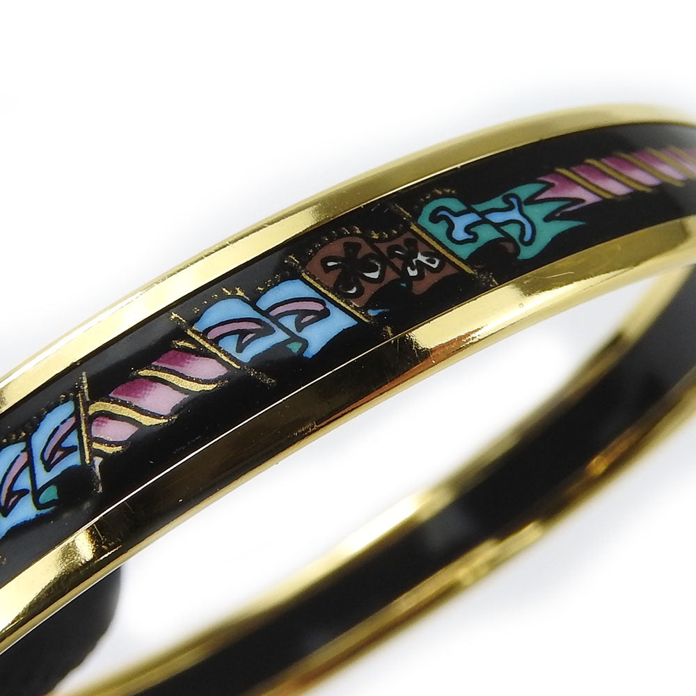 HERMES bracelet Metal, Cloisonne multicolor Emaille PM Women Used Authentic
