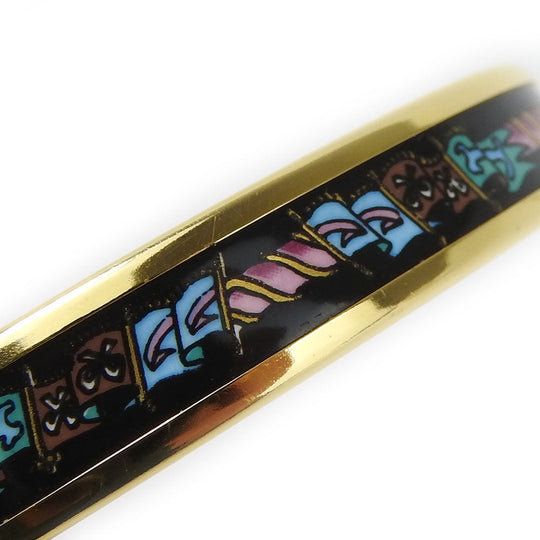 HERMES bracelet Metal, Cloisonne multicolor Emaille PM Women Used Authentic